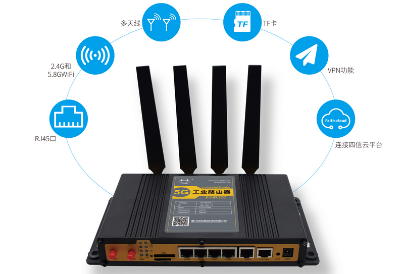 基于四信5G工业路由器的智慧灯杆应用方案图片