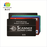 RFID屏蔽卡金融IC信用卡防盗刷卡片