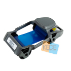 可得 斑马兼容色带 800300-804 蓝色 1000张 适用于 ZC100 ZC150 ZC300 ZC350 证卡打印机