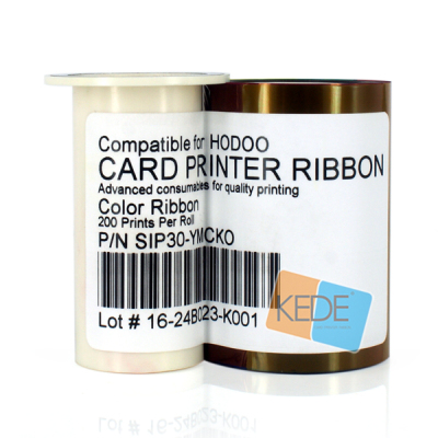 可得 HODOO兼容色带 SIP30 YMCKO 彩色 200张 适用于 SIP-30 SPI-30F SIP-30L 证卡打印机