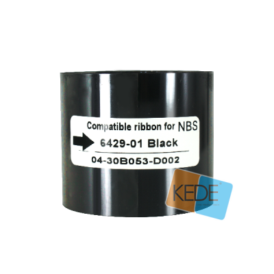 可得 NBS 兼容色带 6249-01 黑色 3200张 适用于 IMX2 IMX2+ S-18 D-40 证卡打印机