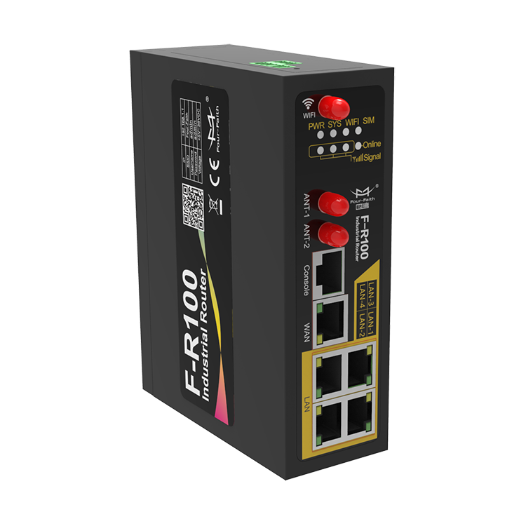 四信工业路由器厂家_4G工业路由器_全网通工业路由器_工业导轨式路由器FR100图片
