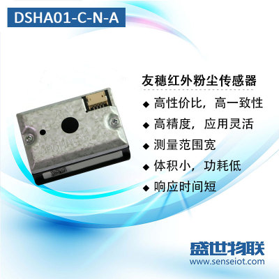 友穗DSHA01-C-N-A PM2.5红外传感器模块替换夏普GP2Y1023AU0F原装