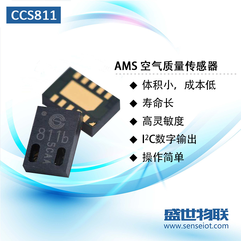 AMS原装 VOC 空气质量传感器 IAQ-CORE C现货发送 精准数字显示图片