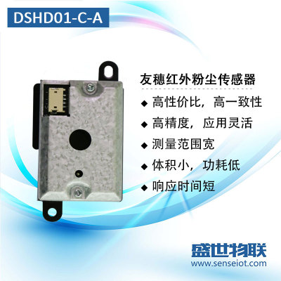 友穗DSHD01-C-A PM2.5红外粉尘传感器替换夏普GP2Y1026AU0F正品现