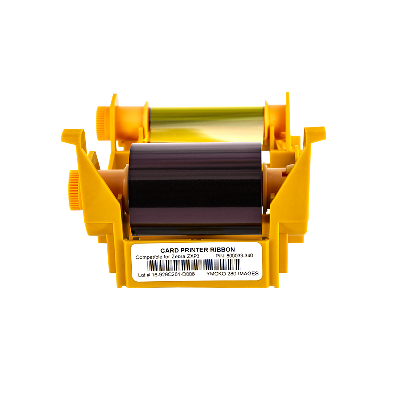 可得 斑马兼容色带 800033-340 YMCKO 彩色 280张 适用于 ZXP3 证卡打印机图片