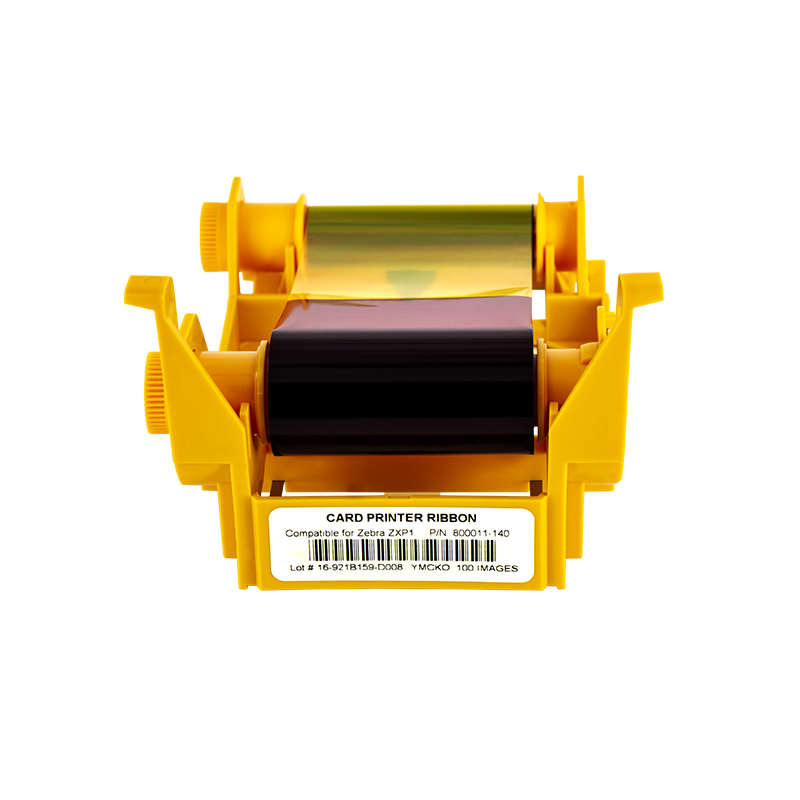 可得 斑马兼容色带 800011-140 YMCKO 彩色 100张 适用于 ZXP1 证卡打印机图片