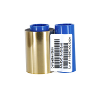 可得 斑马兼容色带 800015-106 金色 1000张 适用于 P300C P310i P310F P330i P400C P420C P420i P500C P520i P600C 证卡打印机