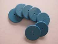 超高频 915MHz H3 耐高频 双面 PPS 纽扣标签