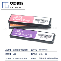 超高频ABS抗金属 图书馆层架标签 图书馆书架管理标签