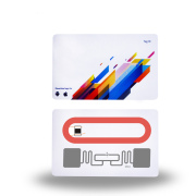 RFID电子标签生产厂家9662电子标签超高频白卡航空行李管理PVC卡