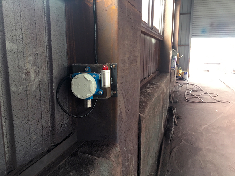 漆房车间气体探测报警器在线安全监测系统解决方案图片
