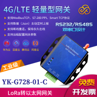 YK-G728-01-C LoRa转Ethernet物联网网关模块