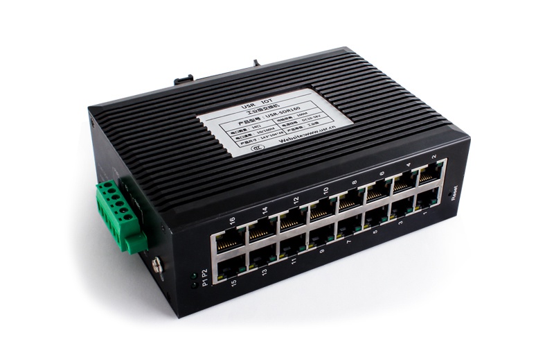 十六口以太网交换机  USR-SDR160图片