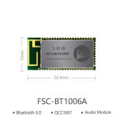 QCC3007 TWS音频蓝牙模块 | FSC-BT1006A