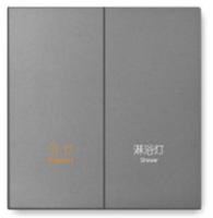 ZigBee智能开关 (零火版)  D3-KG2（大二开）