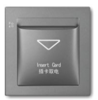 ZigBee插卡取电开关 （高频）  D3-CK(PVC面板)
