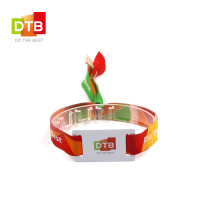 DTB RFID织唛提花一次性手腕带