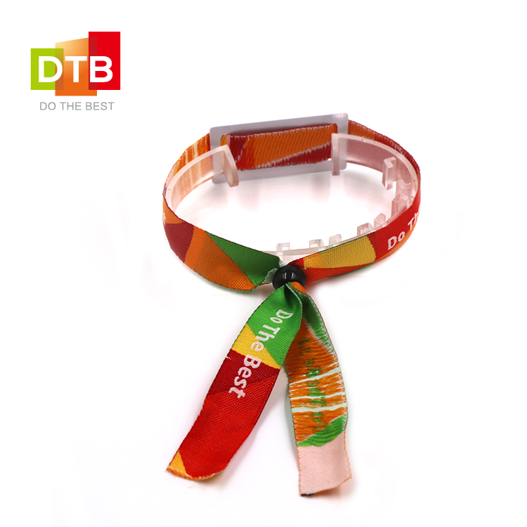 DTB RFID织唛提花一次性手腕带图片