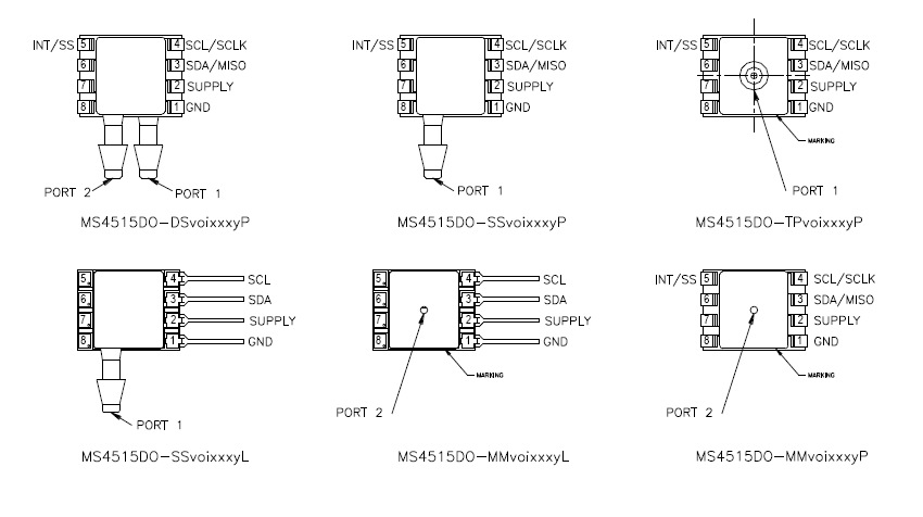 TE精量MS4515DO数字压力传感器图片