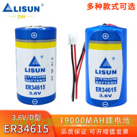 力兴锂电池ER34615定位器PLC流量计量表远表水表物联网1号D型