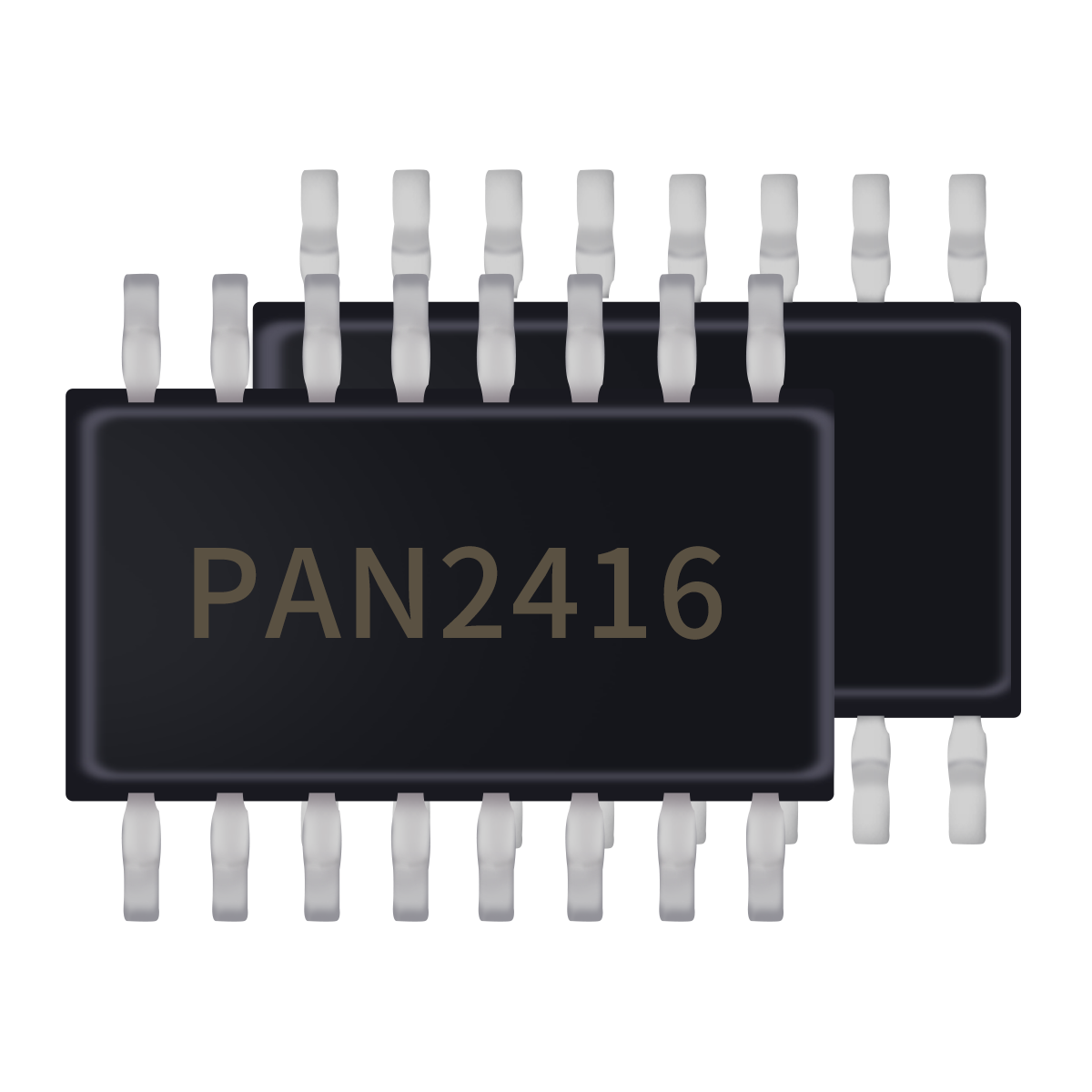 单片无线收发芯片PAN2416图片