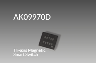 Akm旭化成AK09970D超小型三轴磁性智能开关IC芯片