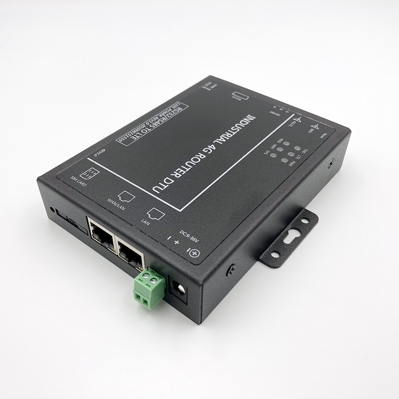 物联网工业级4G路由器 双网口插卡4G DTU数据终端 RS232/485串口服务器方案定制开发图片