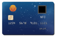 深圳联业lasso无源指纹支付卡指纹生物识别卡金融卡