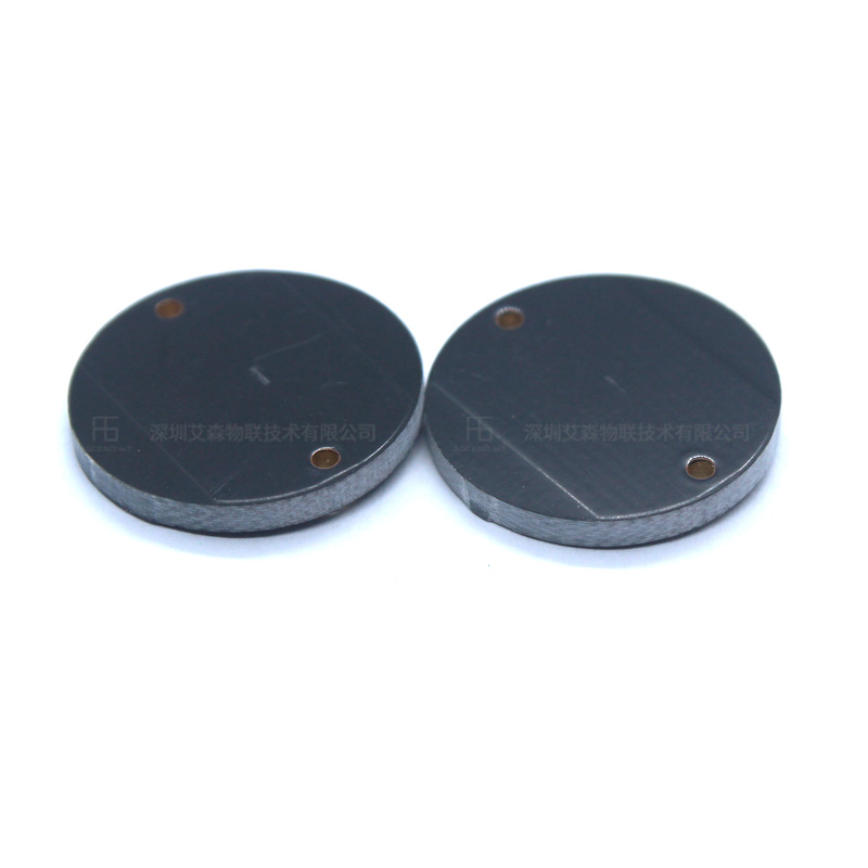 φ20*2mm超高频PCB钱币标RFID户外资产巡更管理电子芯片图片