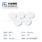 φ18mm药品防伪溯源管理瓶盖标签RFID高频钱币标签