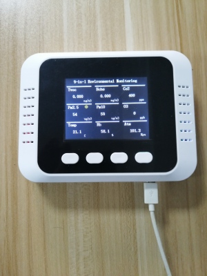 LCD 九合一空气质量环境检测变送器(WiFi)