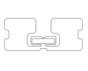 72x30mm 超高频 RFID U8 干Inlay