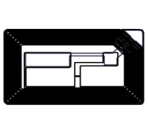 38x22mm 高频 RFID F08 干inlay