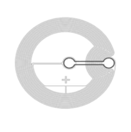 D=27mm 高频 RFID Ntag 干 Inlay图片