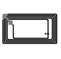76x45mm高频 RFID Ntag 干 Inlay