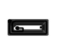 32x14mm 高频 RFID Icode 干 Inlay