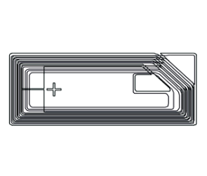 26x11mm 高频 RFID Ntag 干 Inlay图片