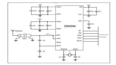 EM4094 模拟前端图片
