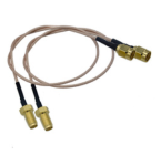 天线转接线+转接线天线连接线SMA母头转SMA公头转接wifi胶棒天线