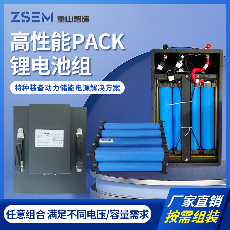 ZSEM 48V12V24V60V72V电动交通工具磷酸铁锂电池组储能电源加工图片