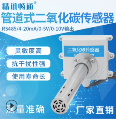 管道式二氧化碳传感器