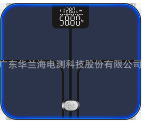 红檬ITO镀膜蓝牙体脂秤图片