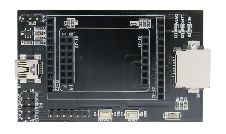 WizSE base board 评估板 搭载W5500S2E-R1,W5500S2E-S1等模块图片