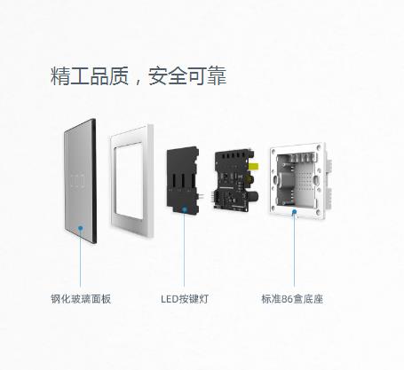 LoRaWAN智能开关面板图片