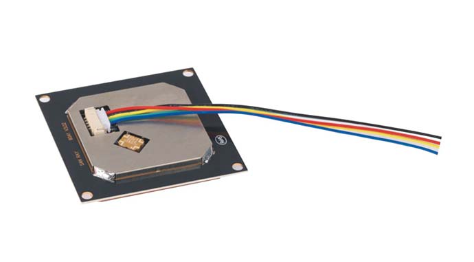 超高频一体化RFID读写模块F90A1-L标配2DBI陶瓷天线 图片