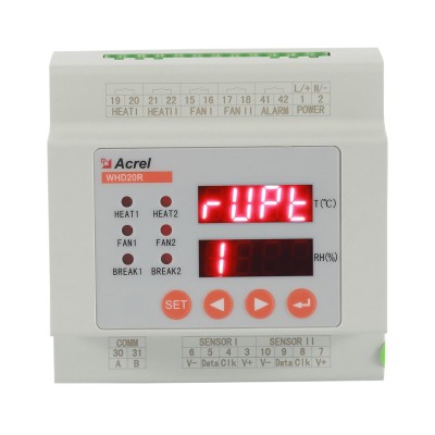 WHD20R-11配电无线测温温湿度控制器测控制1路温度1路湿度