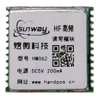 煜微HM062多协议高频读写模块