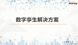 帮威客数字孪生解决方案