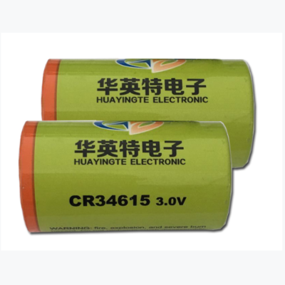 厂家供应 3.0V 大功率低损耗一次锂锰电池 CR34615
